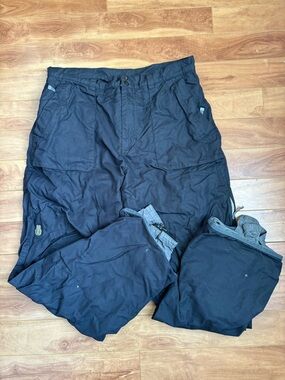 NFA Men's Black Cargo Snow Pants